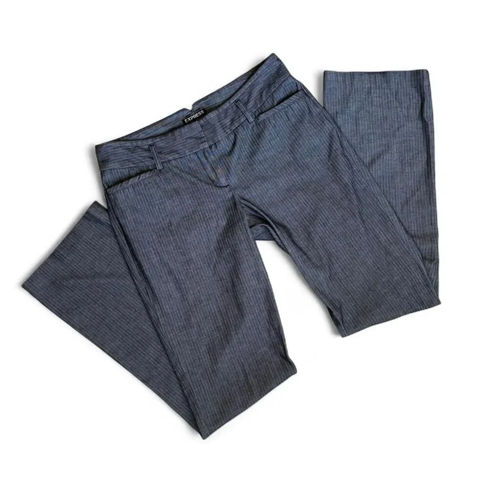 Express Women's Grey Trousers - Picture 2 of 5